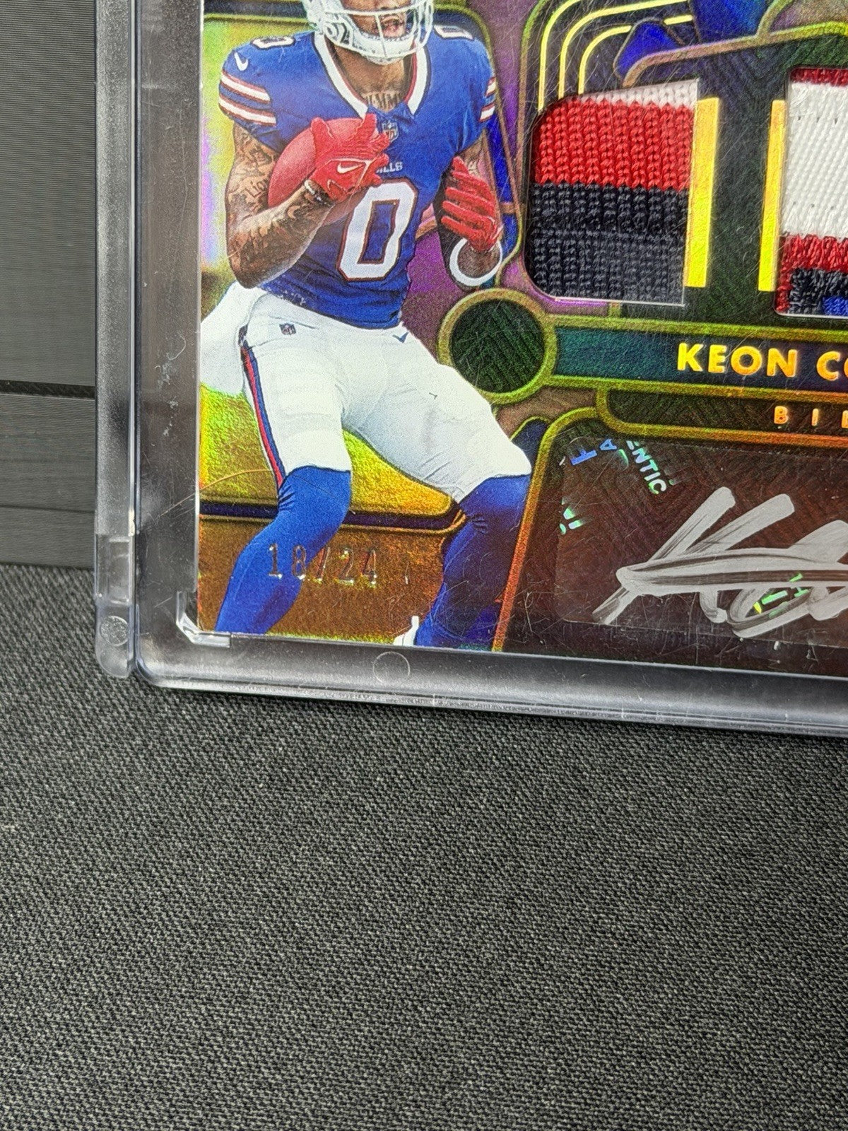 2024 Panini Gold Standard Keon Coleman Rookie Auto Patch Buffalo Bills #17 /242