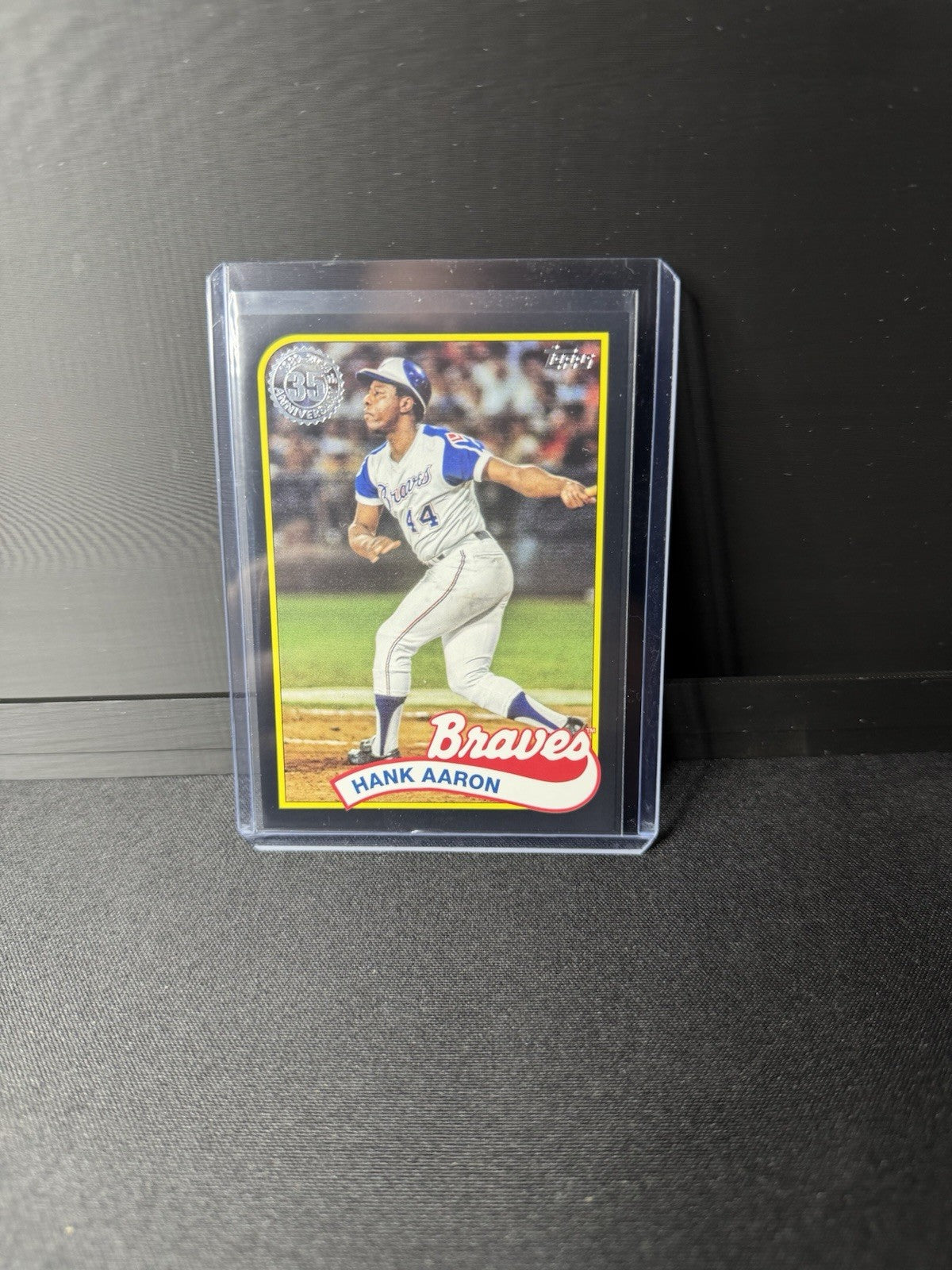 2024 Topps Series 2 - 1989 Topps Baseball Hank Aaron #89B2-2 Black /2990