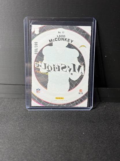 Panini 2024 Illusions Mystique Ladd McConkey Pink /399 RC Insert #171
