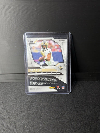 2024 Panini Prizm Chris Olave #206 Pink No Huddle Prizm /251