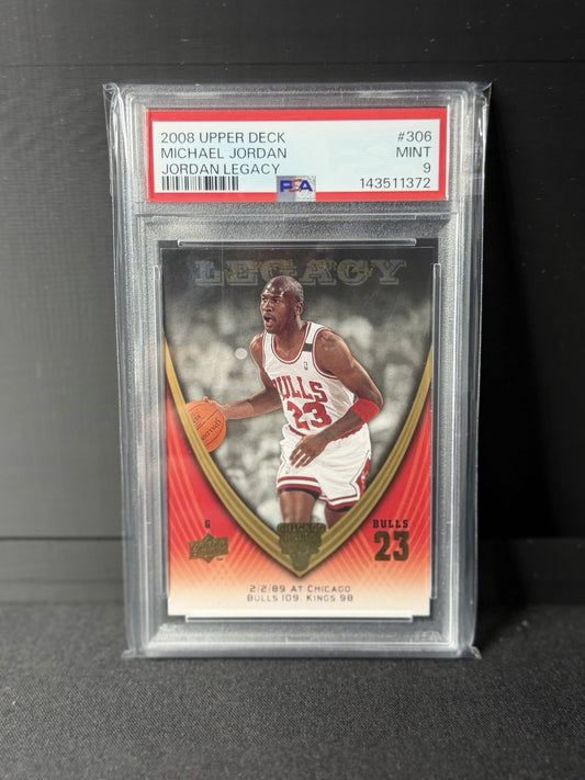 Upper Deck 2008-09 Michael Jordan Legacy Jordan Legacy #306 PSA 9 Bulls0