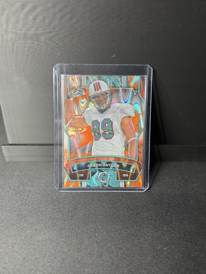 2024 Topps Resurgence - Jason Taylor #59 orange ray wave /250