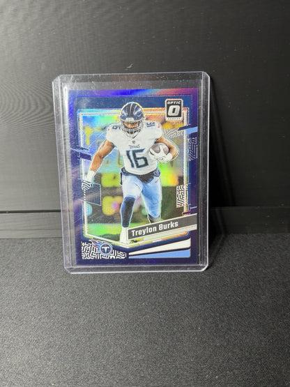 2023 Panini Donruss Optic - Treylon Burks #194 Purple Prizm /500