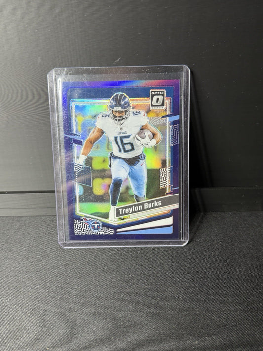 2023 Panini Donruss Optic - Treylon Burks #194 Purple Prizm /500