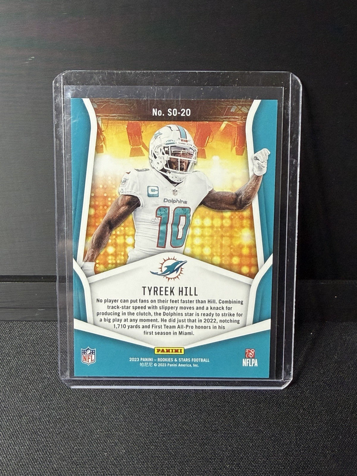 Panini 2023 Rookies & Stars Tyreek Hill Standing Ovation SO-20 Red & Blue /151
