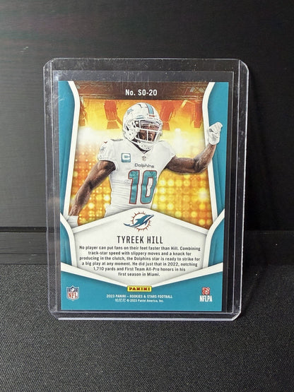 Panini 2023 Rookies & Stars Tyreek Hill Standing Ovation SO-20 Red & Blue /151