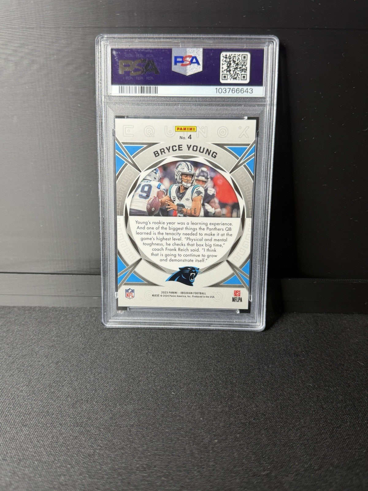 2023 Obsidian - Equinox Bryce Young #4 Asia Gold Flood Electric Etch /10 (RC)2