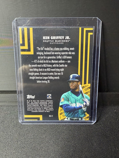 Topps 2024 Update Series Black Gold Ken Griffey Jr Insert #BG-11 Mariners1