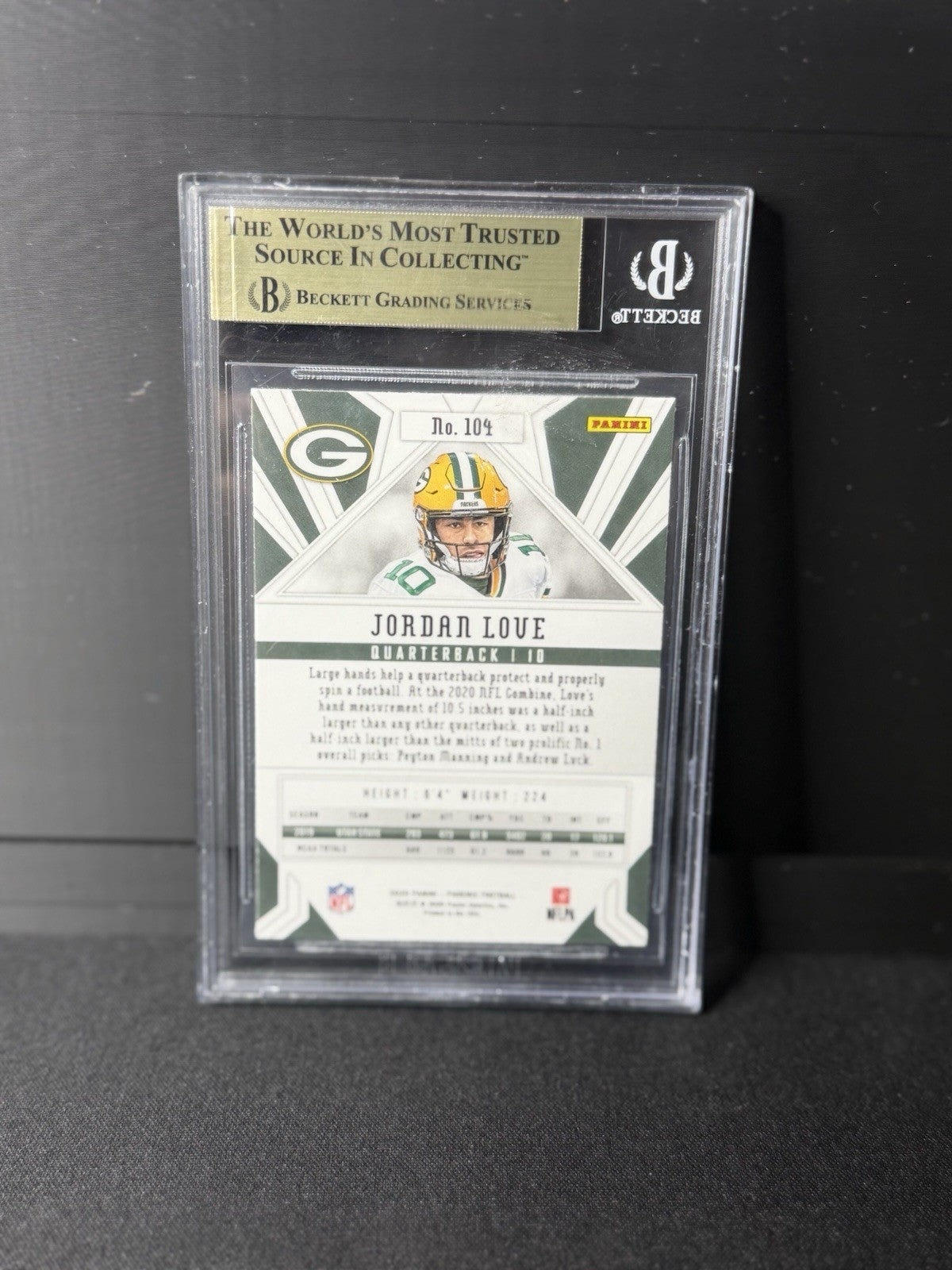 2020 Panini Phoenix - Rookies Jordan Love #104 Fire Burst (RC)1