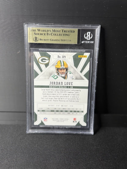 2020 Panini Phoenix - Rookies Jordan Love #104 Fire Burst (RC)1