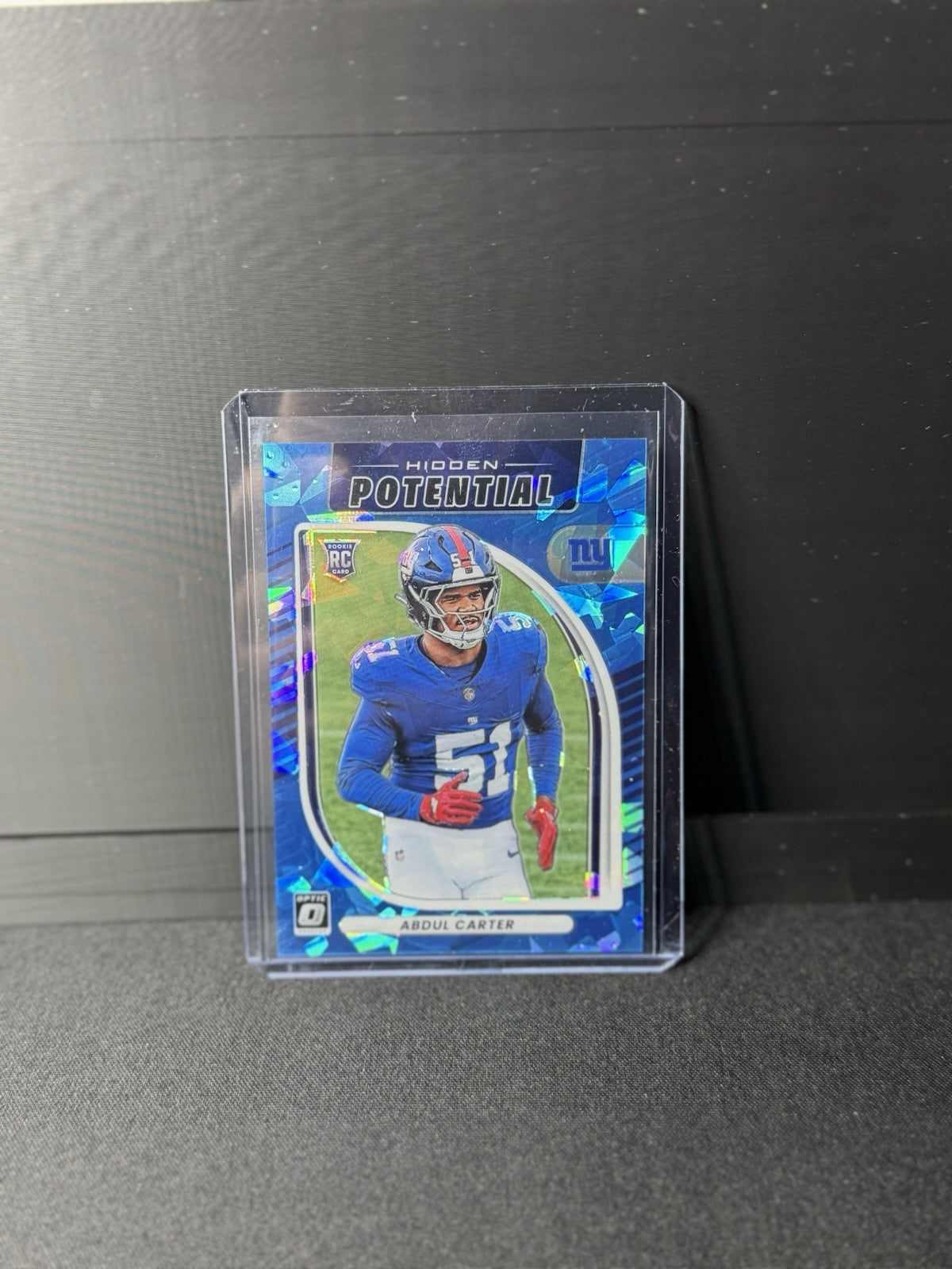Abdul Carter 2025 Panini Donruss Optic #17 Ice Prizm Hidden Potential RC /550