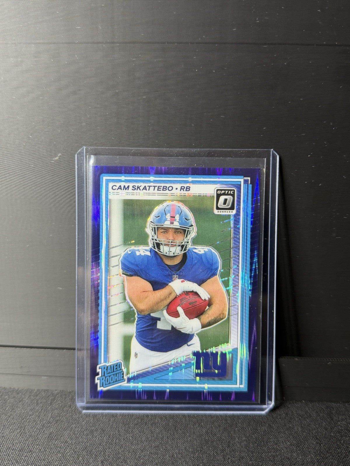 2025  Donruss Optic - Rated Rookie Cam Skattebo #228 Purple Shock Prizm (RC)0