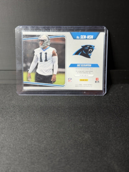  2025 Prizm Nic Scourton Sensational Signatures /149 RC Auto SEN-20 Panthers1