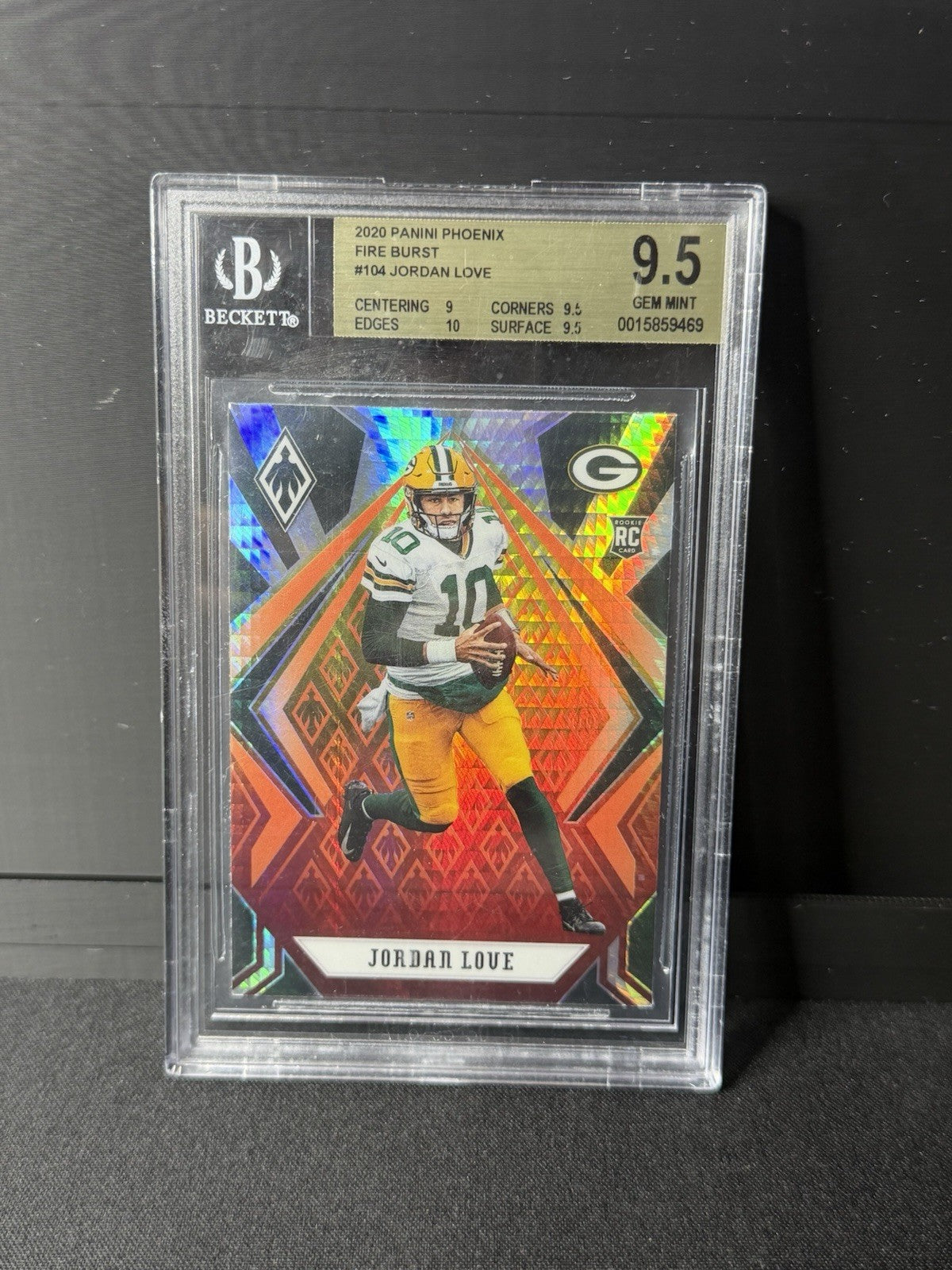 2020 Panini Phoenix - Rookies Jordan Love #104 Fire Burst (RC)0