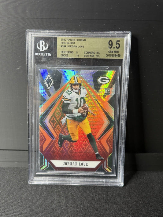 2020 Panini Phoenix - Rookies Jordan Love #104 Fire Burst (RC)0