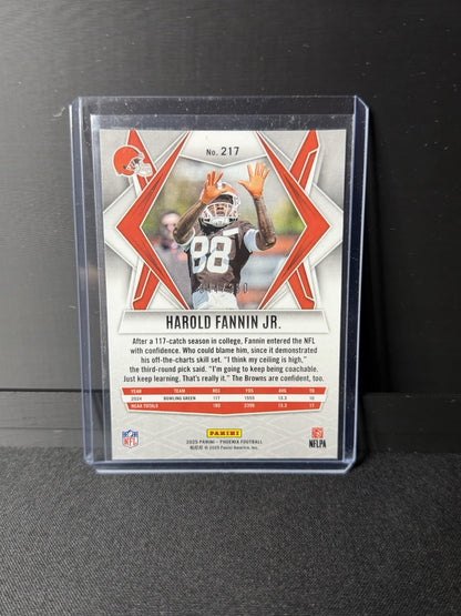 2025 Panini Phoenix - Rookies Harold Fannin Jr. #217 Fire Burst /350 (RC)1