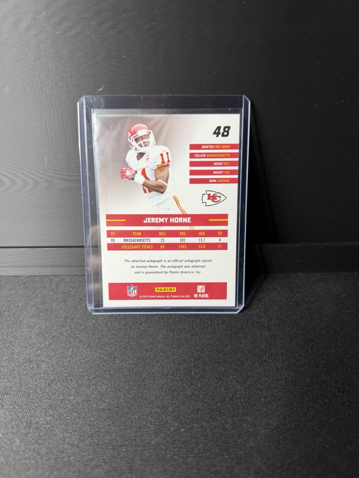 2010 Donruss Rated Rookie - Jeremy Horne #48 Autographs (AU, RC)1