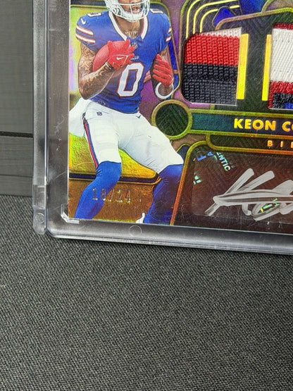 2024 Panini Gold Standard Keon Coleman Rookie Auto Patch Buffalo Bills #17 /242