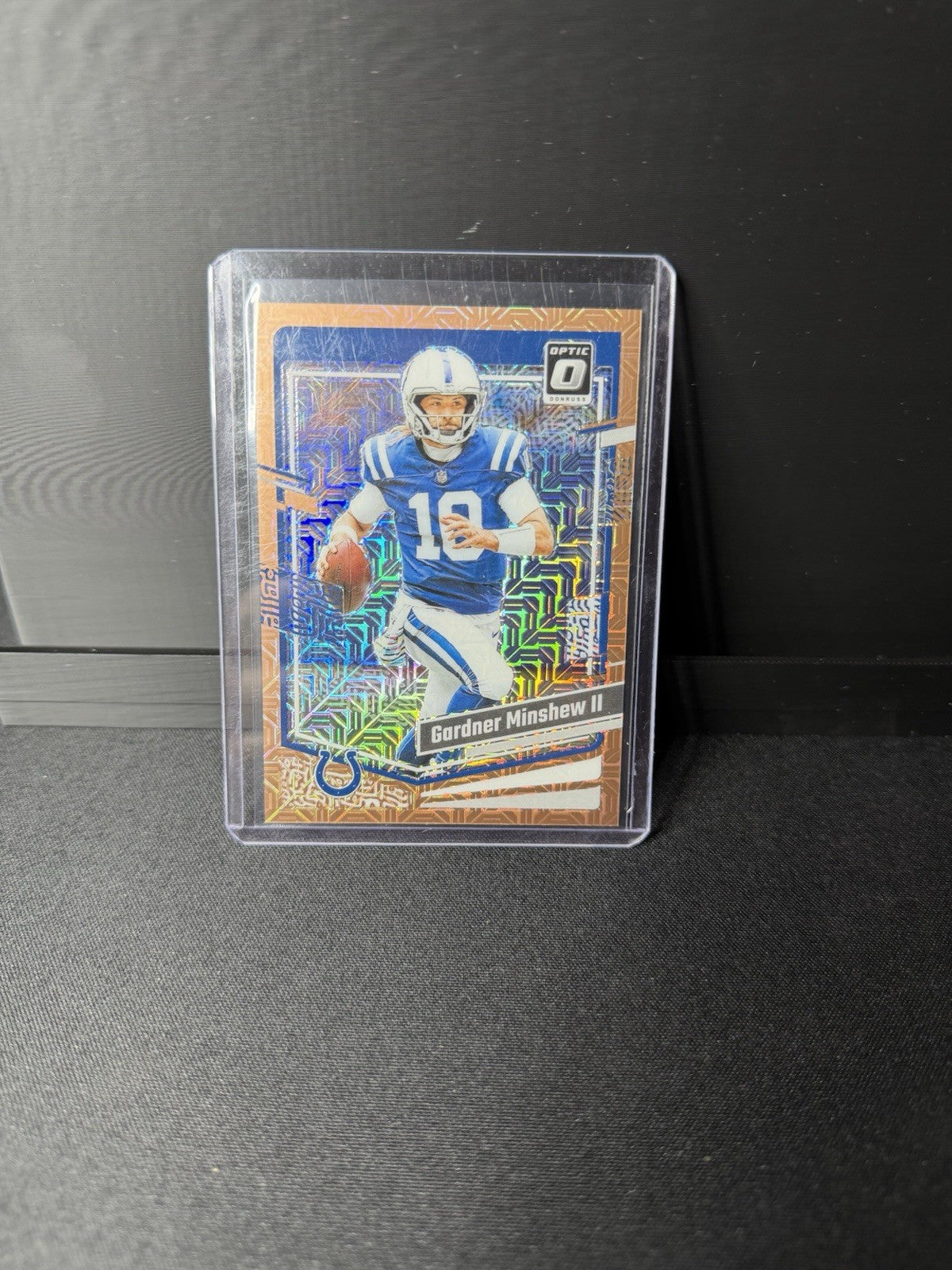 GARDNER MINSHEW II 2023 DONRUSS OPTIC BRONZE MOJO PRIZM COLTS /35 Q44020
