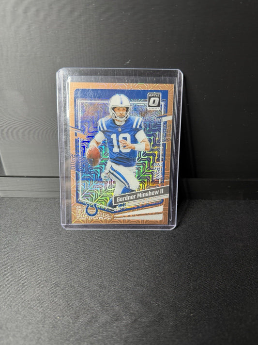 GARDNER MINSHEW II 2023 DONRUSS OPTIC BRONZE MOJO PRIZM COLTS /35 Q44020