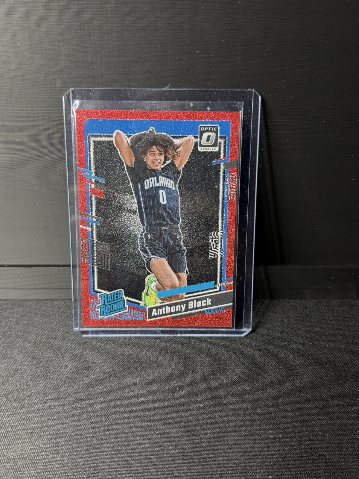 2023-24 Panini Donruss Optic Anthony Black Red Glitter Rated Rookie /750
