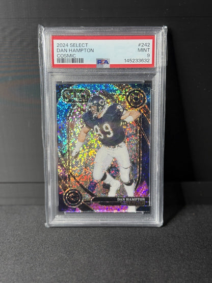 Panini 2024 Select Dan Hampton Cosmic Club Level #242 PSA 9 Bears NFL0