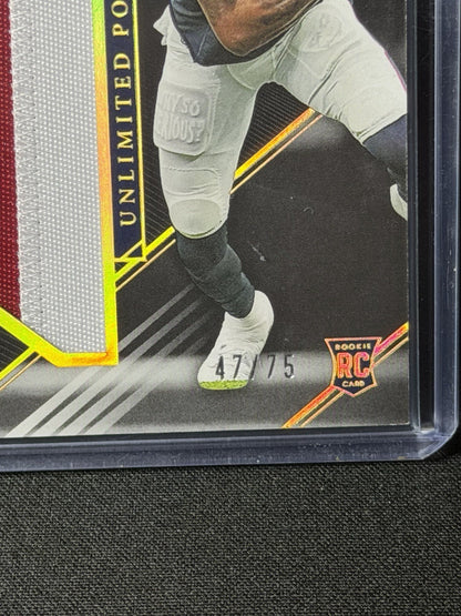 Panini 2023 Limited Spotlight Gold Rookie Patch Tank Dell Texans RC #LP-TD /752