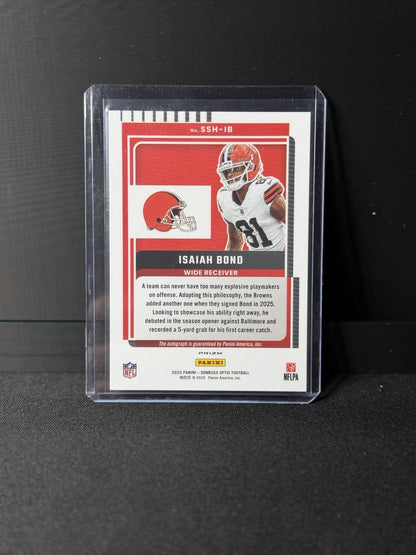 Panini 2025 Donruss Optic Isaiah Bond Signature Series Holo RC Auto #SSH-471