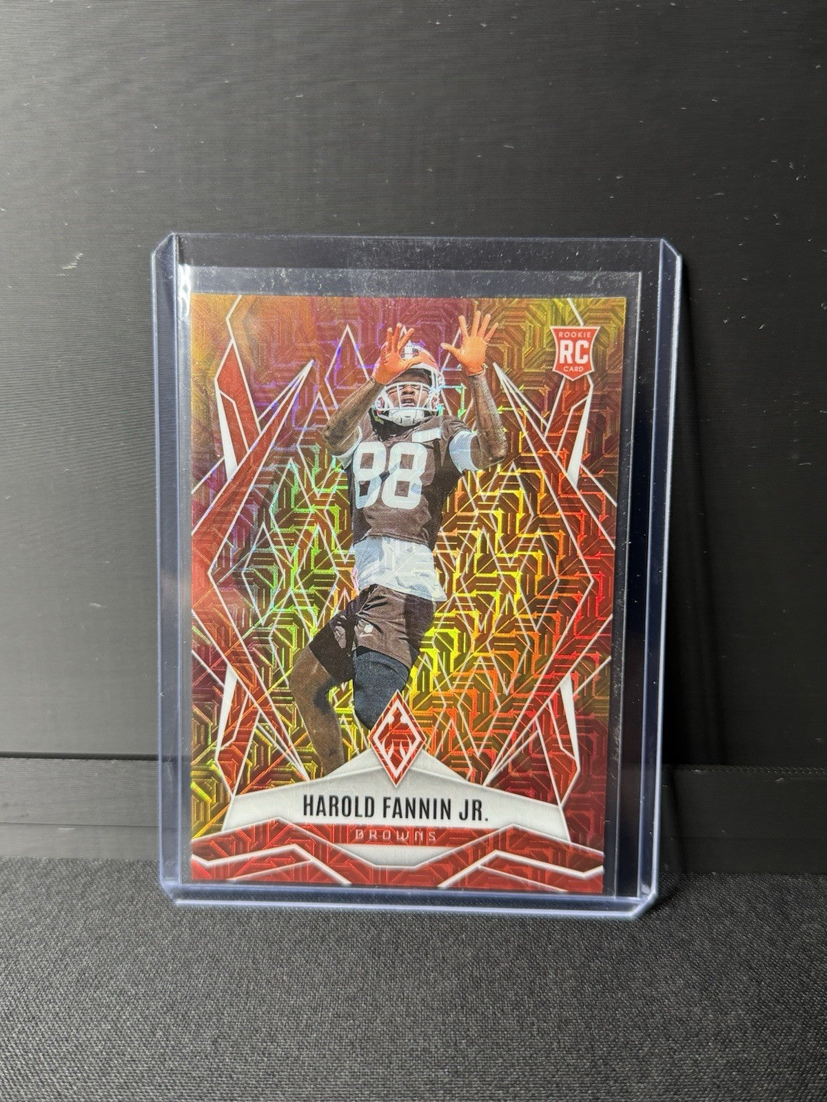 2025 Panini Phoenix - Rookies Harold Fannin Jr. #217 Fire Burst /350 (RC)0