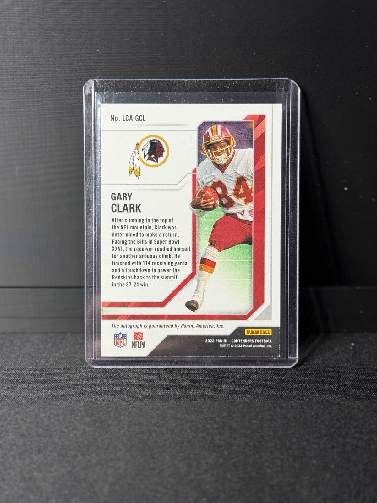 Panini 2023 Contenders Gary Clark Bronze Auto #LCA-GCL/25 Commanders NFL1