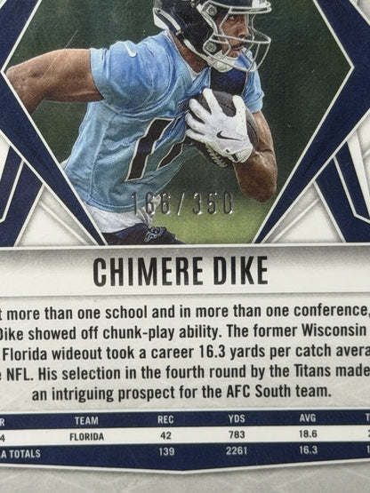 2025 Panini Phoenix - Rookies Chimere Dike #240 Fire Burst /350 (RC)2