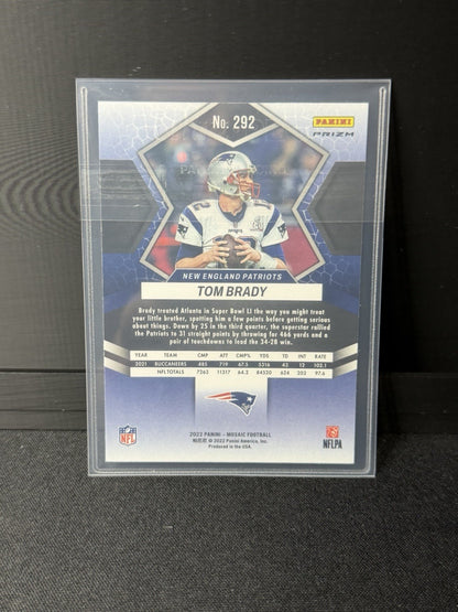 Panini 2022 Mosaic Tom Brady Super Bowl MVPs Super Bowl LI MVP #292 Patriots1