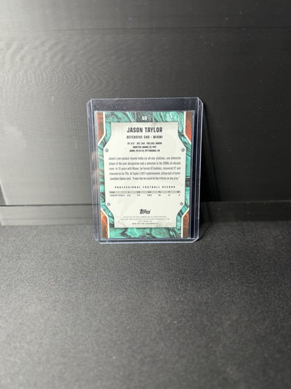 2024 Topps Resurgence - Jason Taylor #59 orange ray wave /252