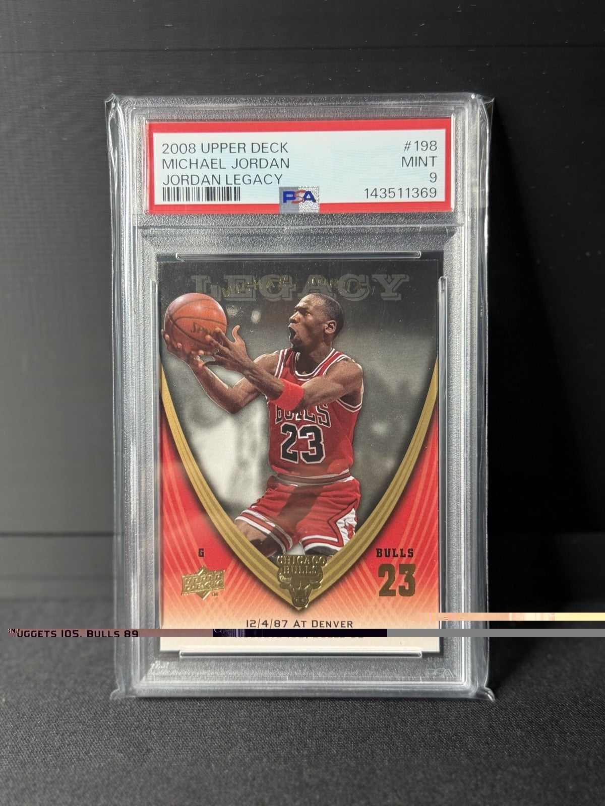 2008-09 Upper Deck Michael Jordan Legacy Jordan Legacy Michael Jordan #198 PSA0