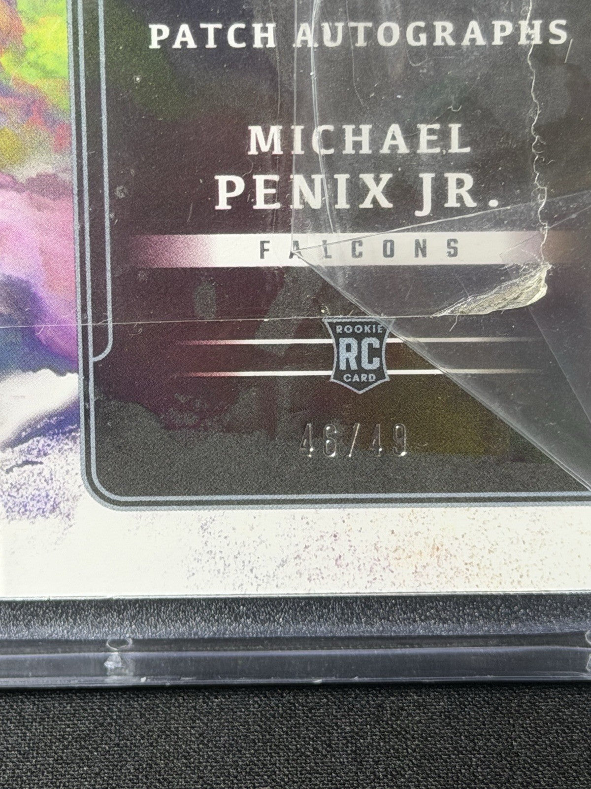 2024 Panini Origins - Michael Penix Jr. Rookie Booklet Patch Auto RPA /49 RC2
