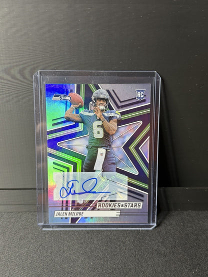 2025 Panini Rookies & Stars - Rookies Jalen Milroe #132 Signatures (AU, RC)0