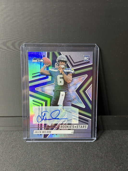2025 Panini Rookies & Stars - Rookies Jalen Milroe #132 Signatures (AU, RC)0