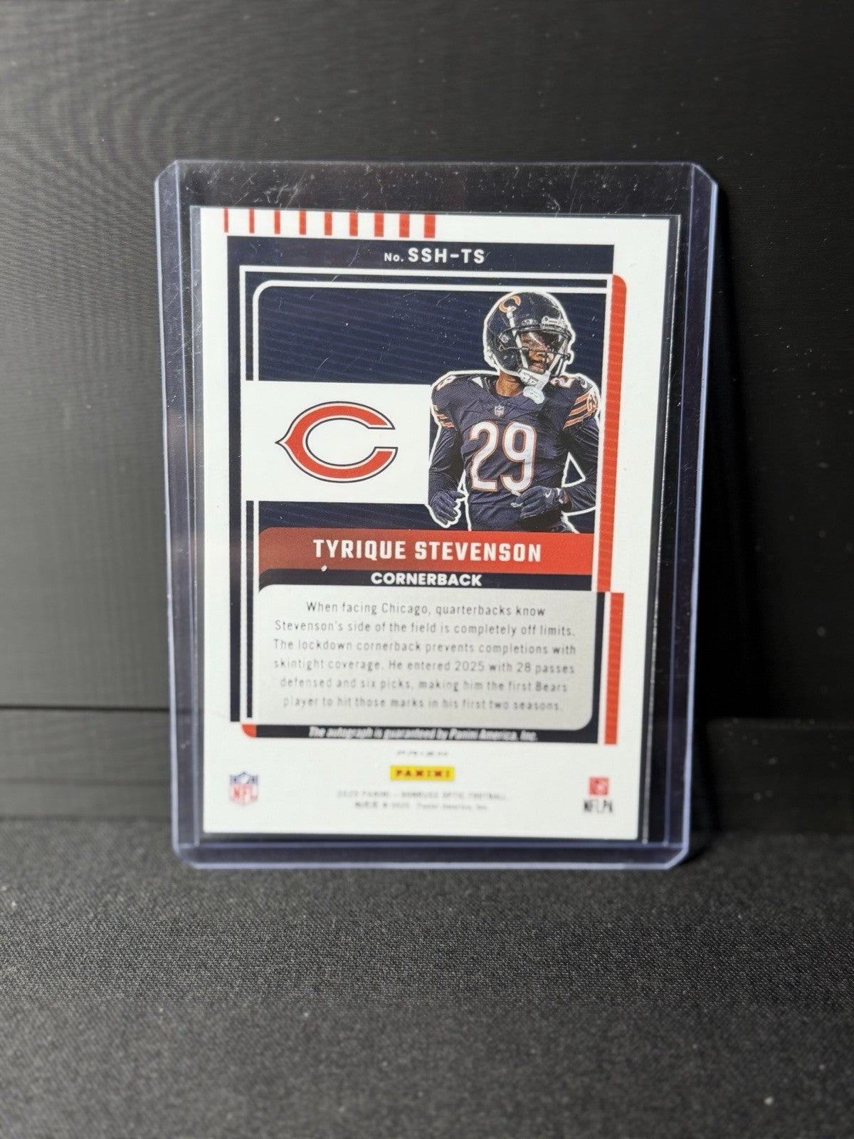 Panini 2025 Donruss Optic Tyrique Stevenson Signature Series Holo Auto SSH-TS1