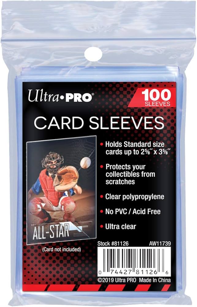 Ultra Pro Card Sleeves (100 sleeves)