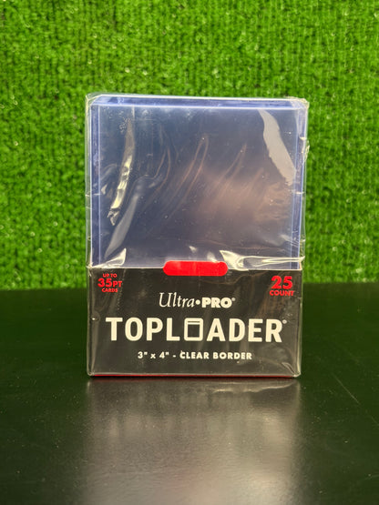 Ultra Pro Top Loader (25 ct) 3” x 4” clear border