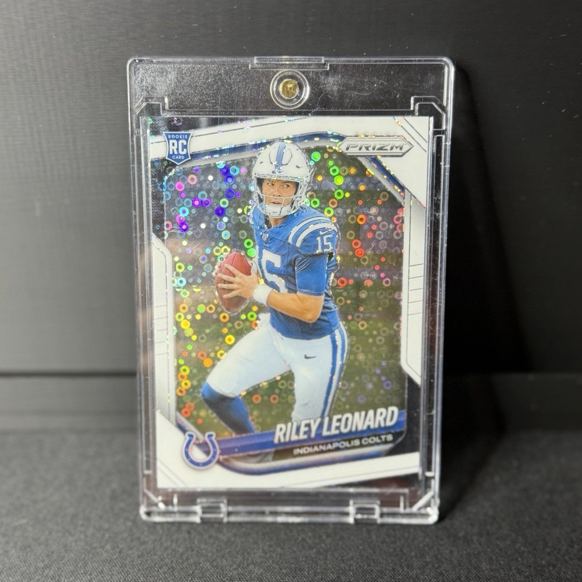 2025 Prizm Riley Leonard Rookie white no huddle RC #342 Indianapolis Colts0