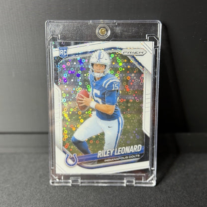 2025 Prizm Riley Leonard Rookie white no huddle RC #342 Indianapolis Colts0