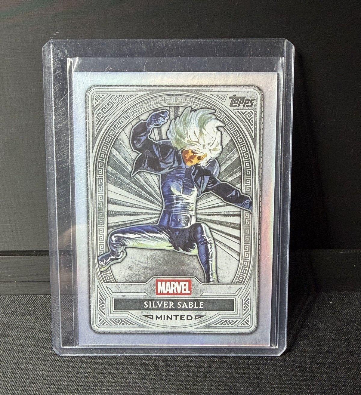 Topps 2025 Marvel Mint Silver Parallel Silver Sable #74 Chase Trading Card0