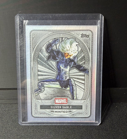 Topps 2025 Marvel Mint Silver Parallel Silver Sable #74 Chase Trading Card0