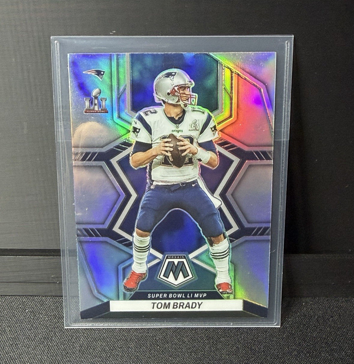 Panini 2022 Mosaic Tom Brady Super Bowl MVPs Super Bowl LI MVP #292 Patriots0