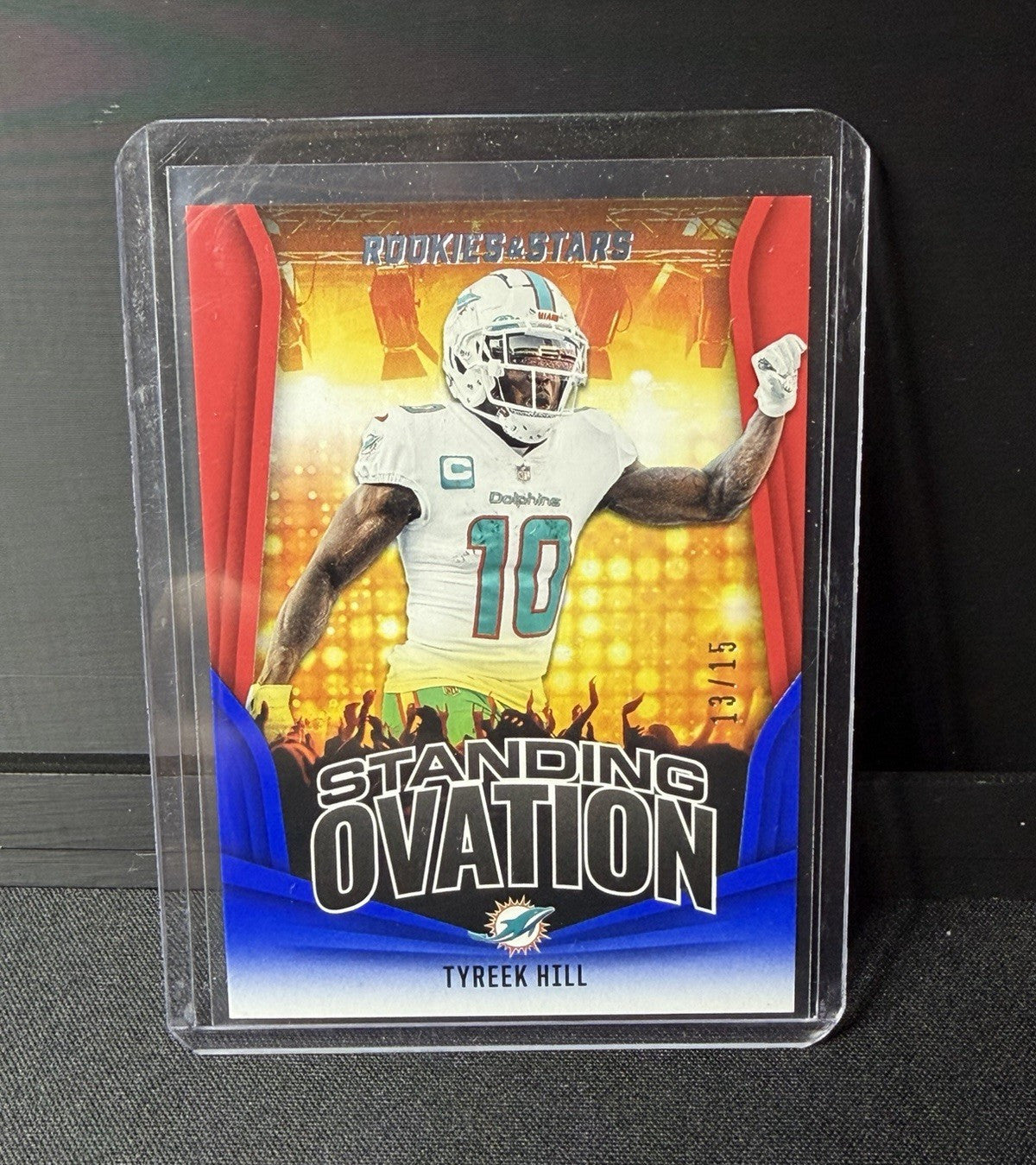 Panini 2023 Rookies & Stars Tyreek Hill Standing Ovation SO-20 Red & Blue /150
