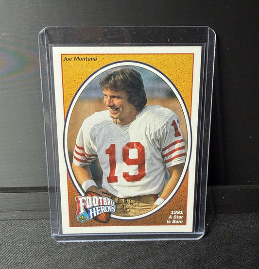 Upper Deck 1991 Football Heroes Joe Montana 1981 A Star Is Born #2 49ers0
