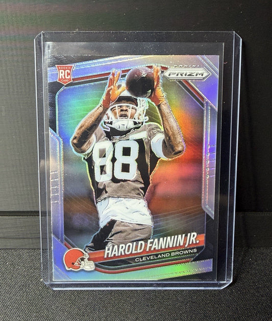  2025 Prizm  Harold Fannin Jr. silver Rookie RC #399 Browns0