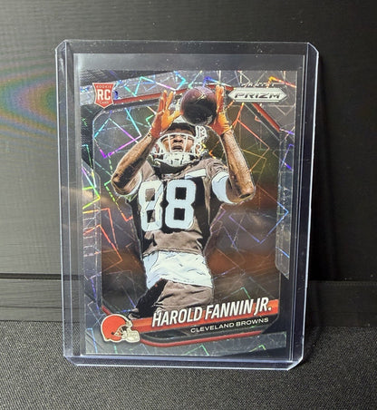 2025 Prizm Harold Fannin Jr. silver laser Rookie #399 Cleveland Browns NFL0