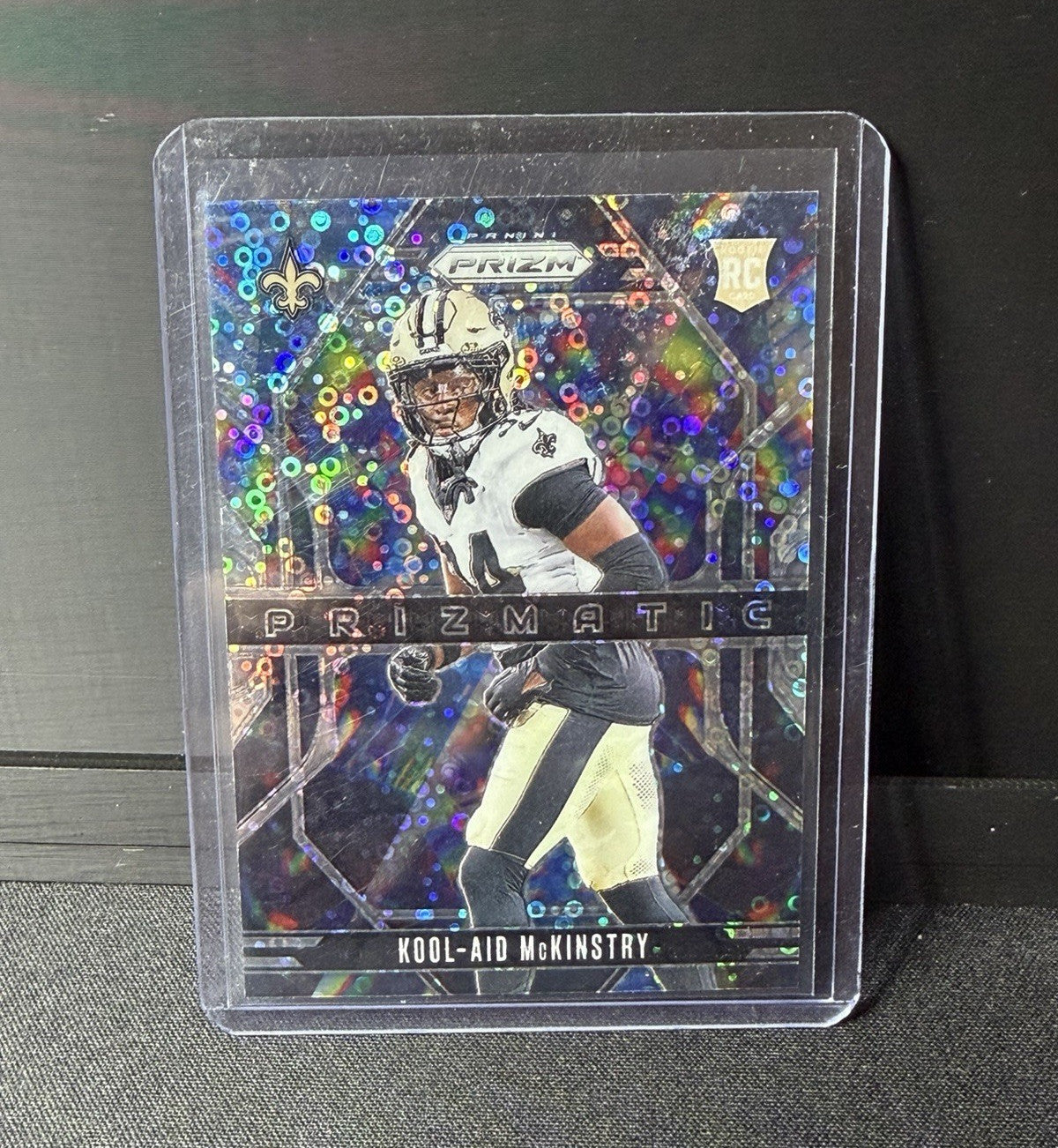 2024 Prizm Football Prizmatic Kool-Aid McKinstry no huddle Rookie RC #7 Saints0